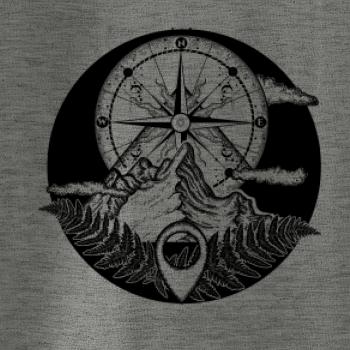 Cestování - hory kompas