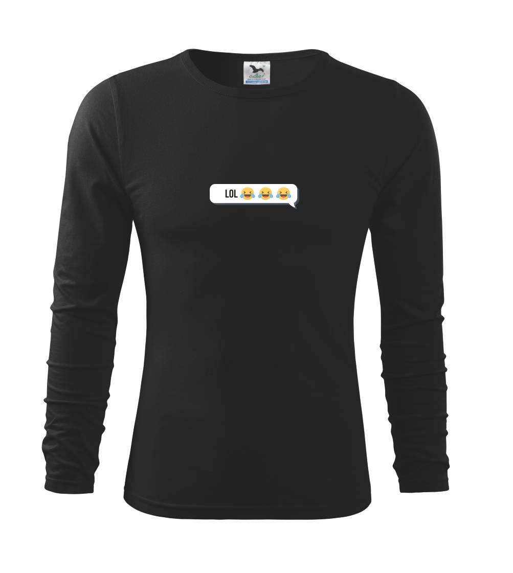 Tričká pre ajťákov - Emoji - LOL - Tričko detské Long Sleeve