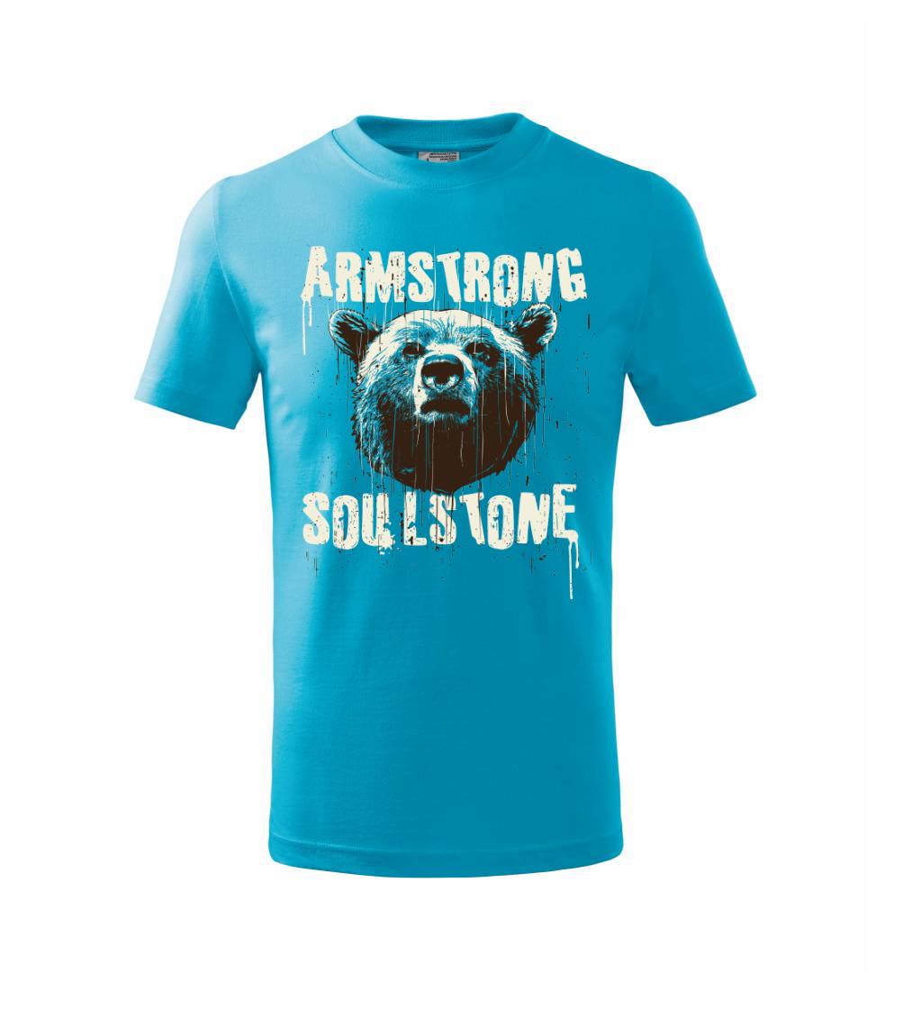Tričká so zvieratami - Bear strong - Tričko detské bavlnené
