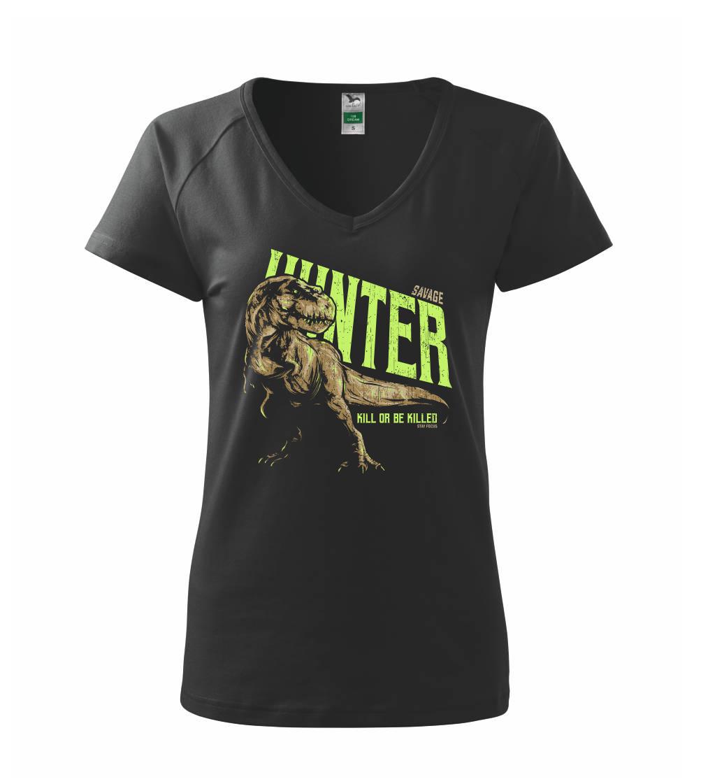 Tričká so zvieratami - Trex hunt - Tričko dámske Dream