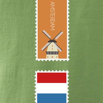 Amsterdam známka farebná