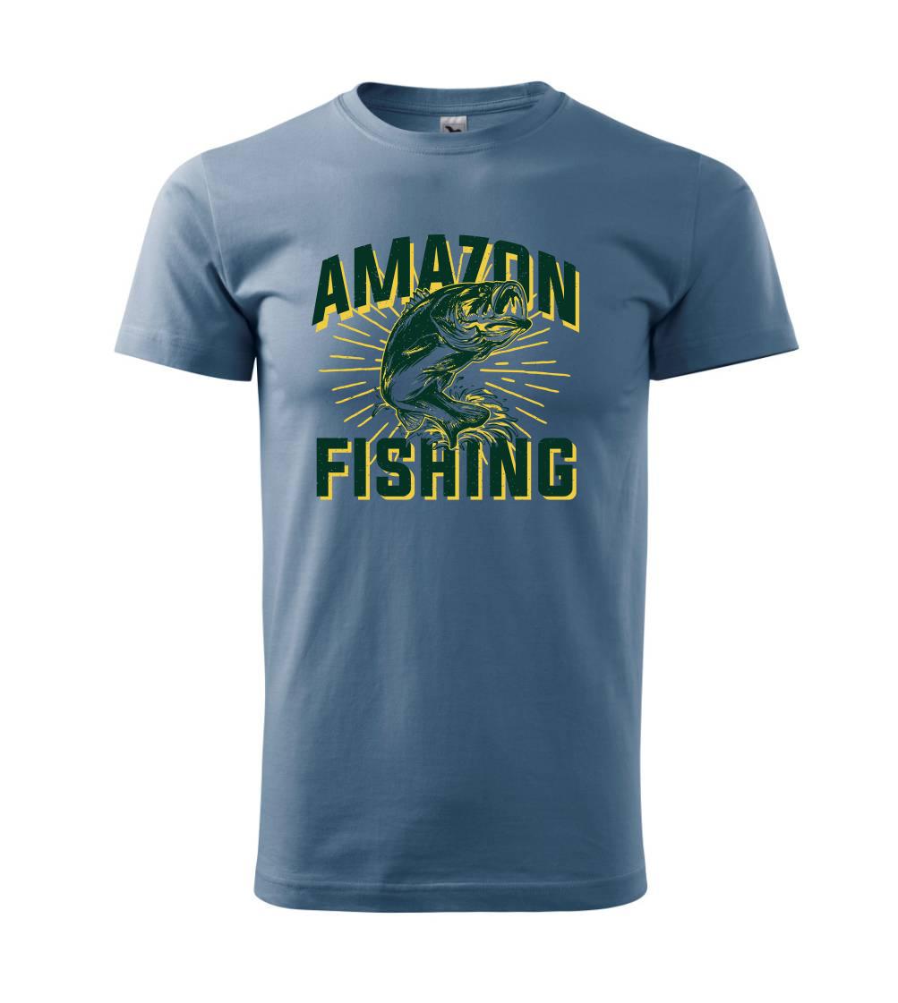 Tričká so zvieratami - Fish fishing - Klasické pánske tričko vyššej gramáže