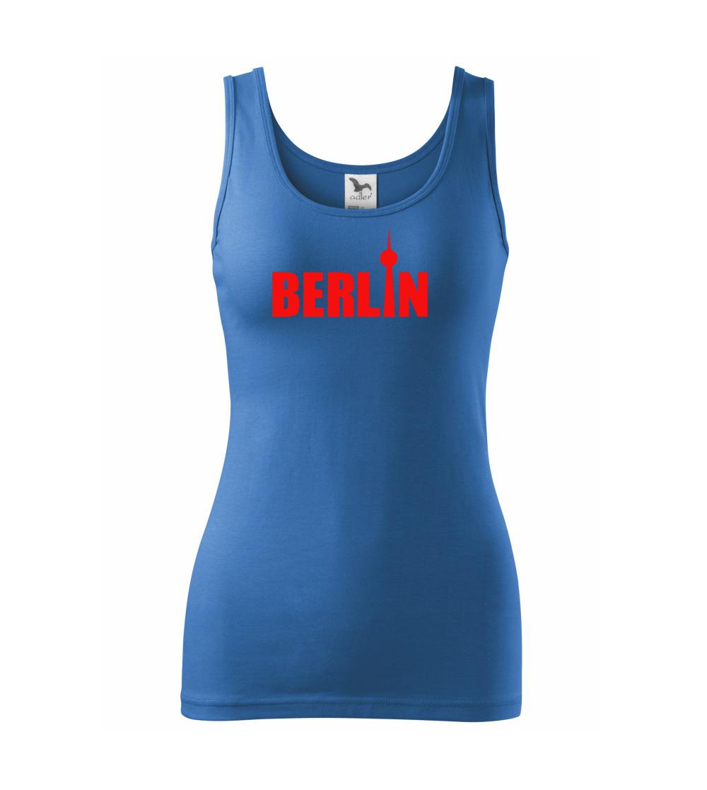 Berlin nápis veža Berliner Fernsehturm