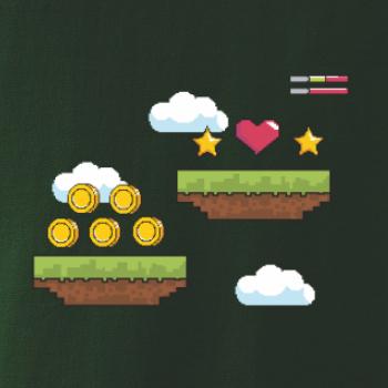 Gamer - stará hra - mince a mraky