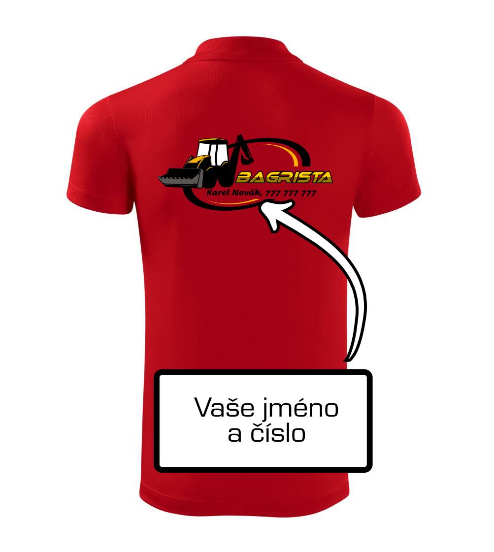 Bagrista v kruhu - vlastný nápis Bagrista v kruhu - vlastný nápis