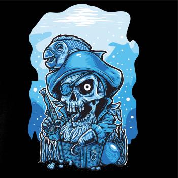 Lebka potápač poklad