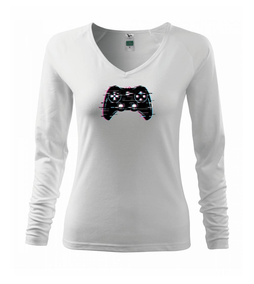 Tričká pre ajťákov - Ovládač gamer - Tričko dámske Elegance