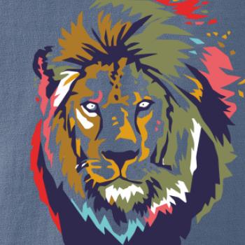 Hlava leva kreslená jednoduchá