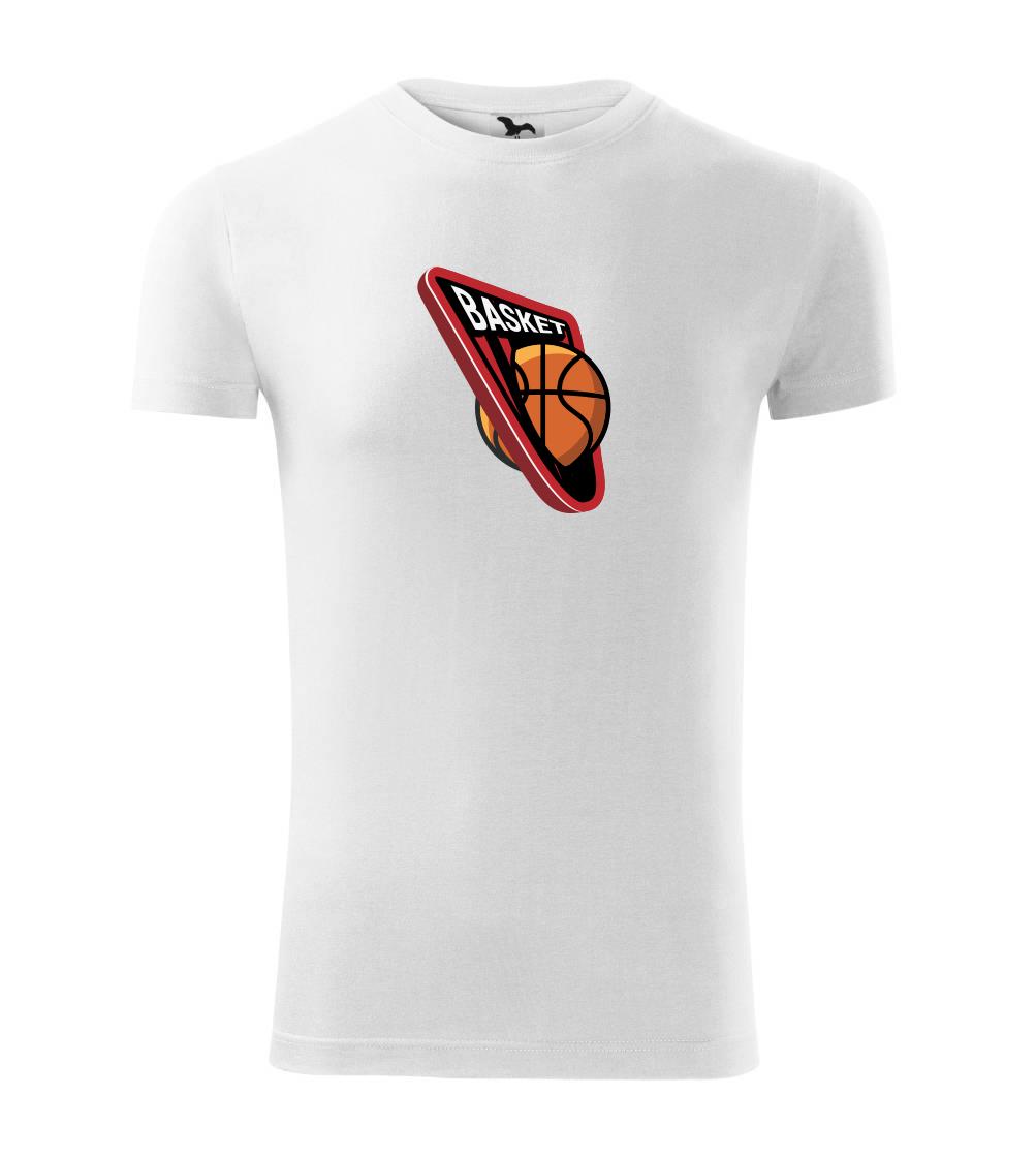 Basketbalová tričká - Basket logo - Viper FIT - Pánske zúžené tričko