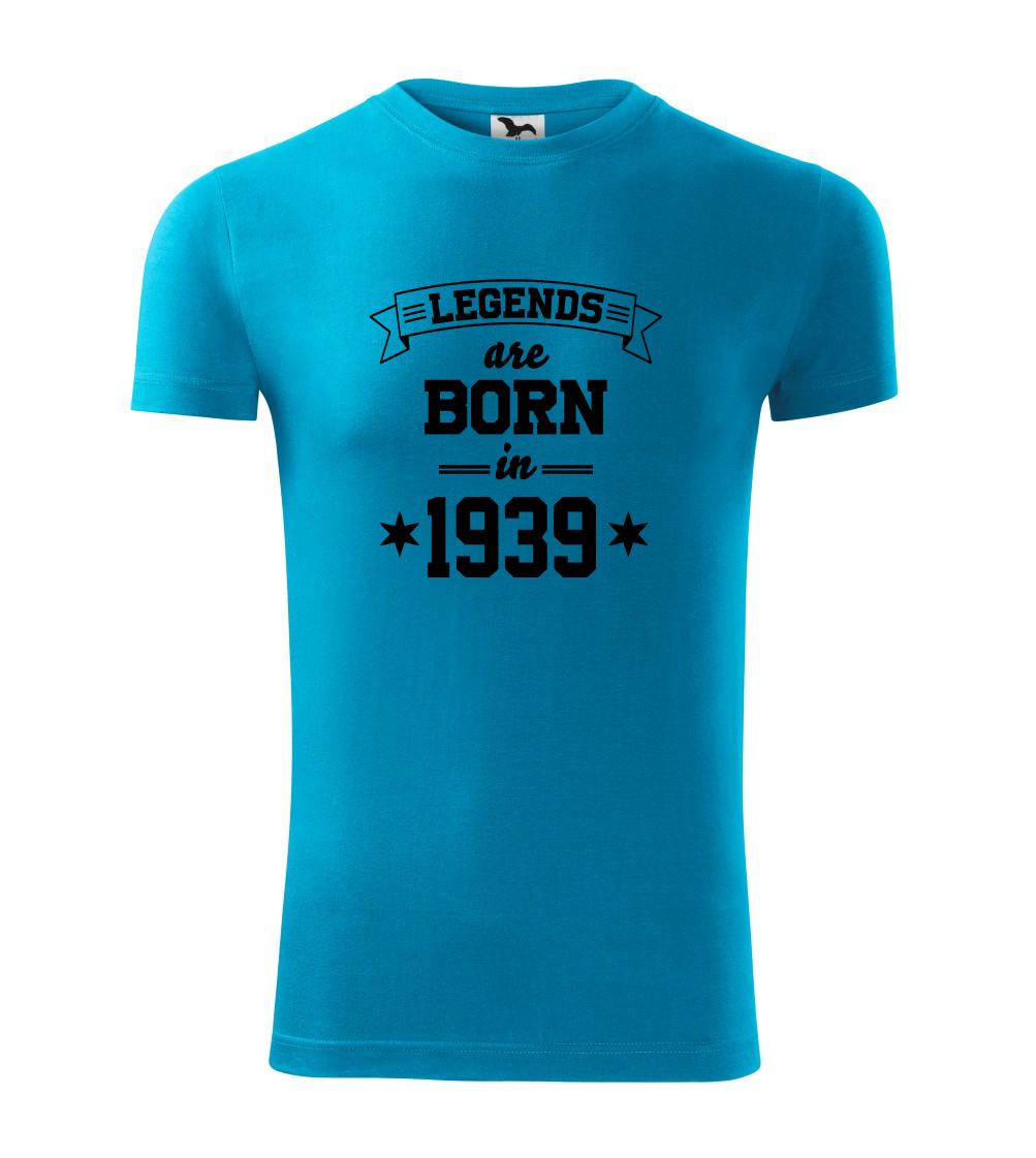 Tričká k narodeninám - Legends are born in 1939 - Viper FIT - Pánske zúžené tričko