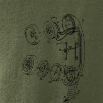 Nákres telefónne slúchadlo staré