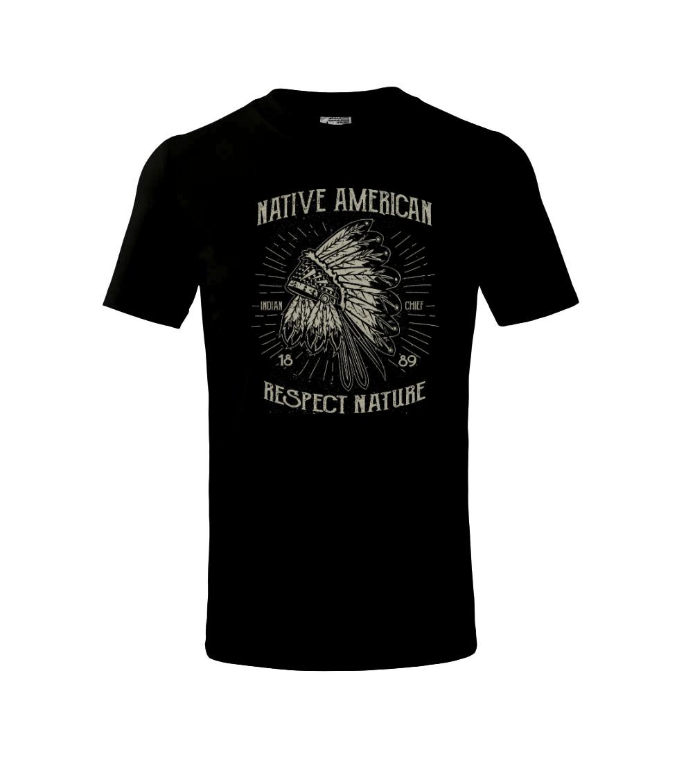 Grafické tričká - Native American 1 - Tričko detské bavlnené