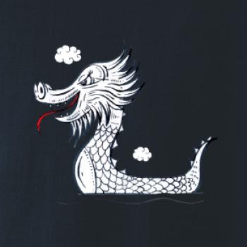 Dračia loď olejomaľba