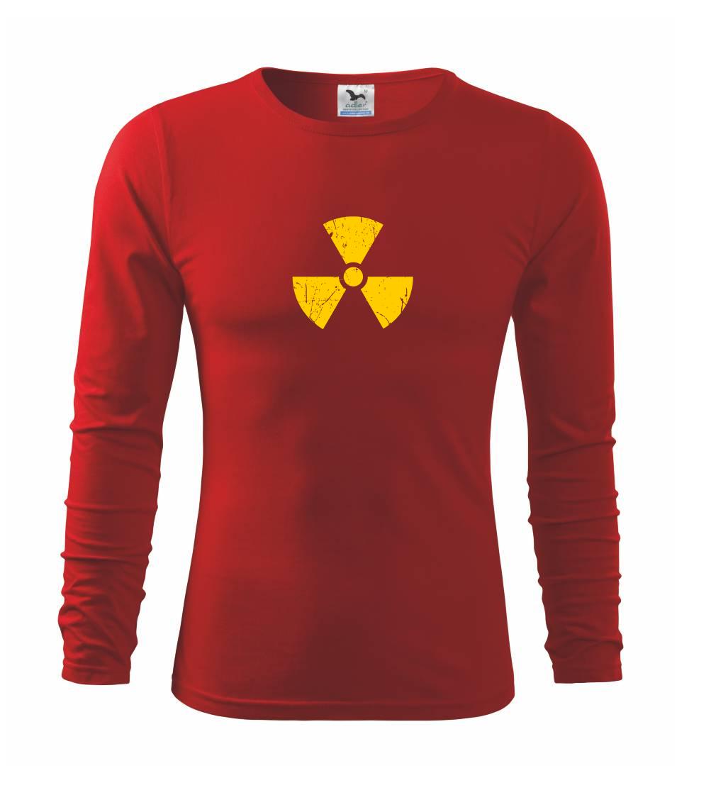 Vojenská tričká s potlačou - Rádioaktívny znak - Tričko detské Long Sleeve