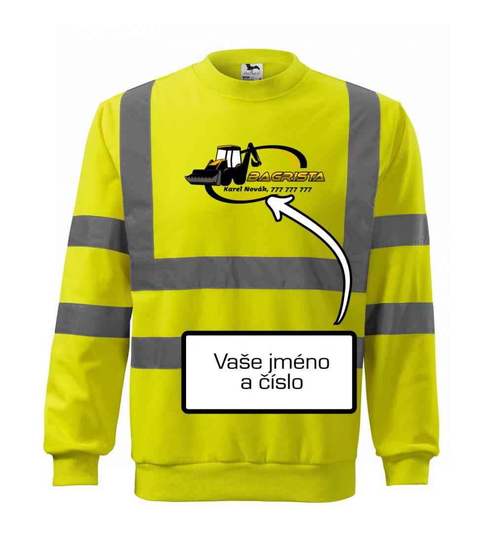 Bagrista v kruhu - vlastný nápis Bagrista v kruhu - vlastný nápis