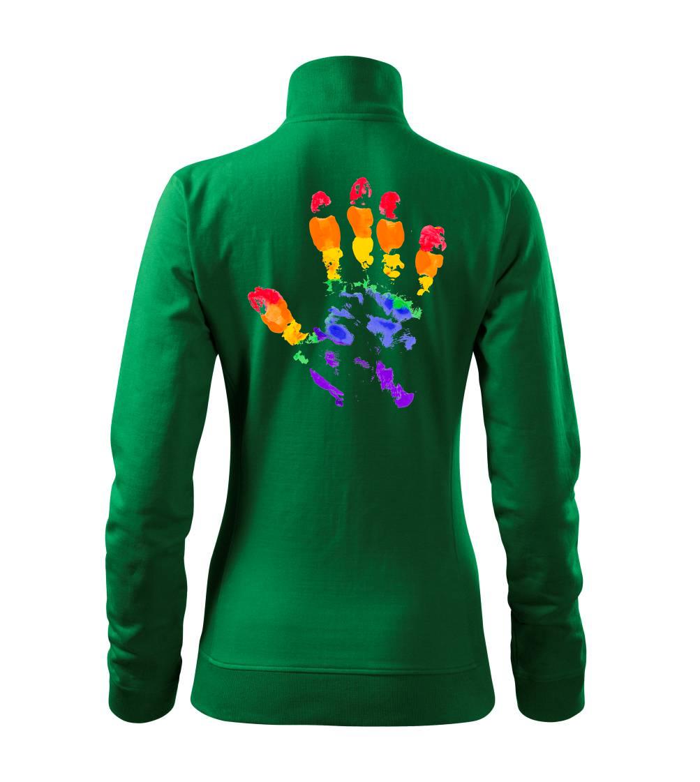 LGBT hand print LGBT hand print