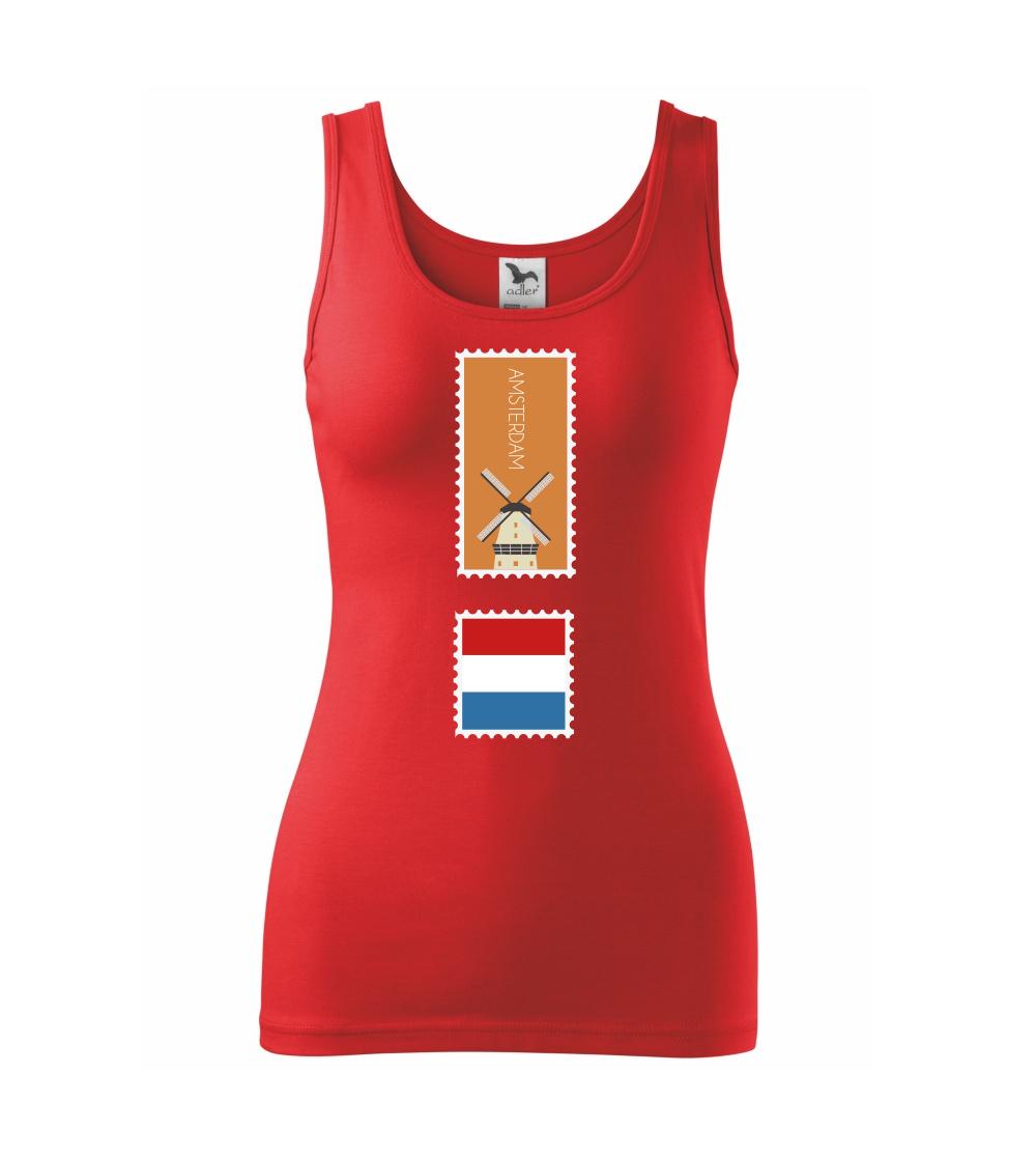 Amsterdam známka farebná