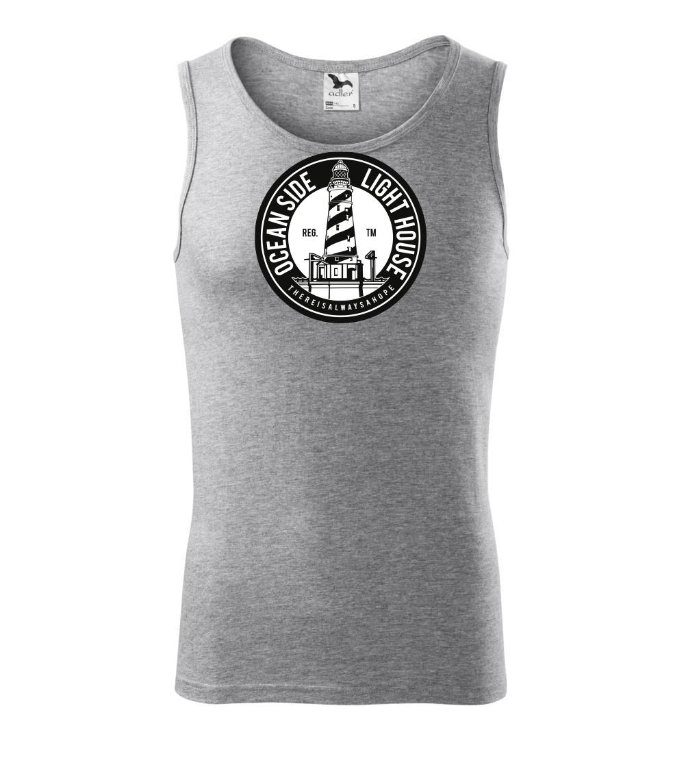 Grafické tričká - Ocean Side Light House - Tielko pánske Core