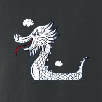 Dračia loď olejomaľba