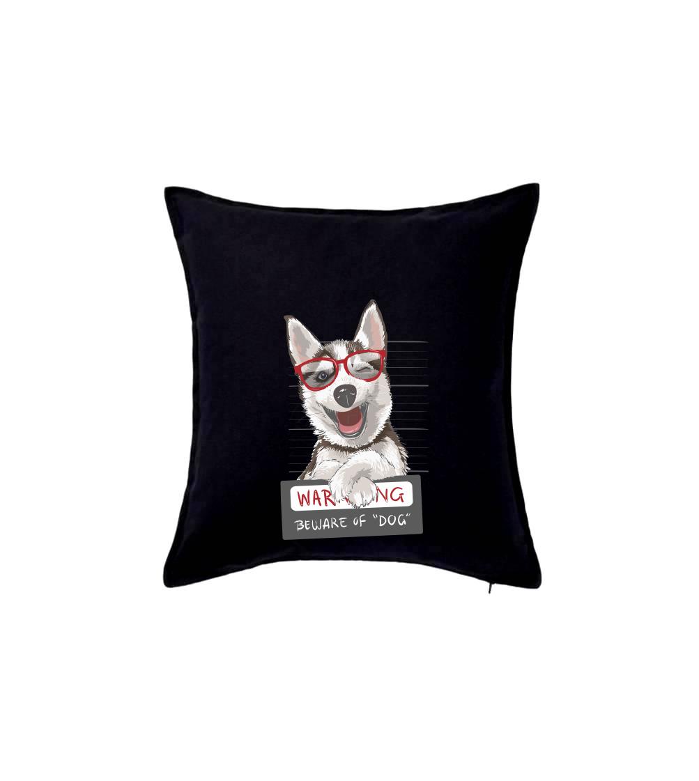 Husky - beware of dog