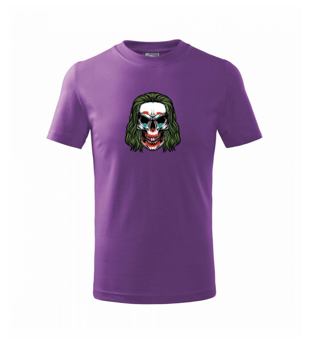 Filmové tričká - Joker lebka - Tričko detské bavlnené