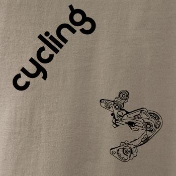 Cycling nápis šikmo