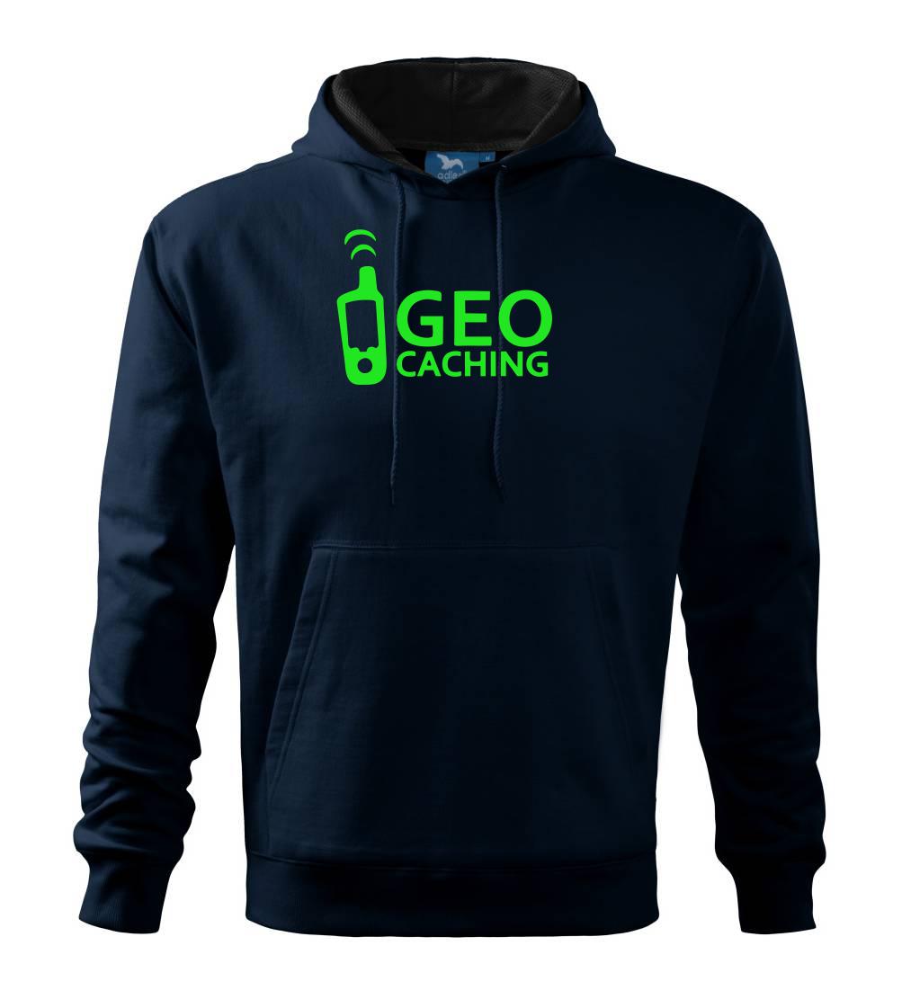 Tričká na geocaching - Geocaching gps - Mikina pánska Cape s kapucňou