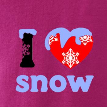 I love snow