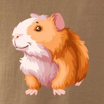 Morča - kreslené, bielo oranžové