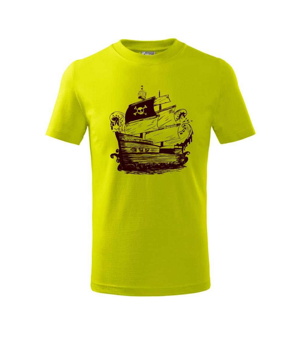 Pirátská loď maľovaná Pirátská loď maľovaná