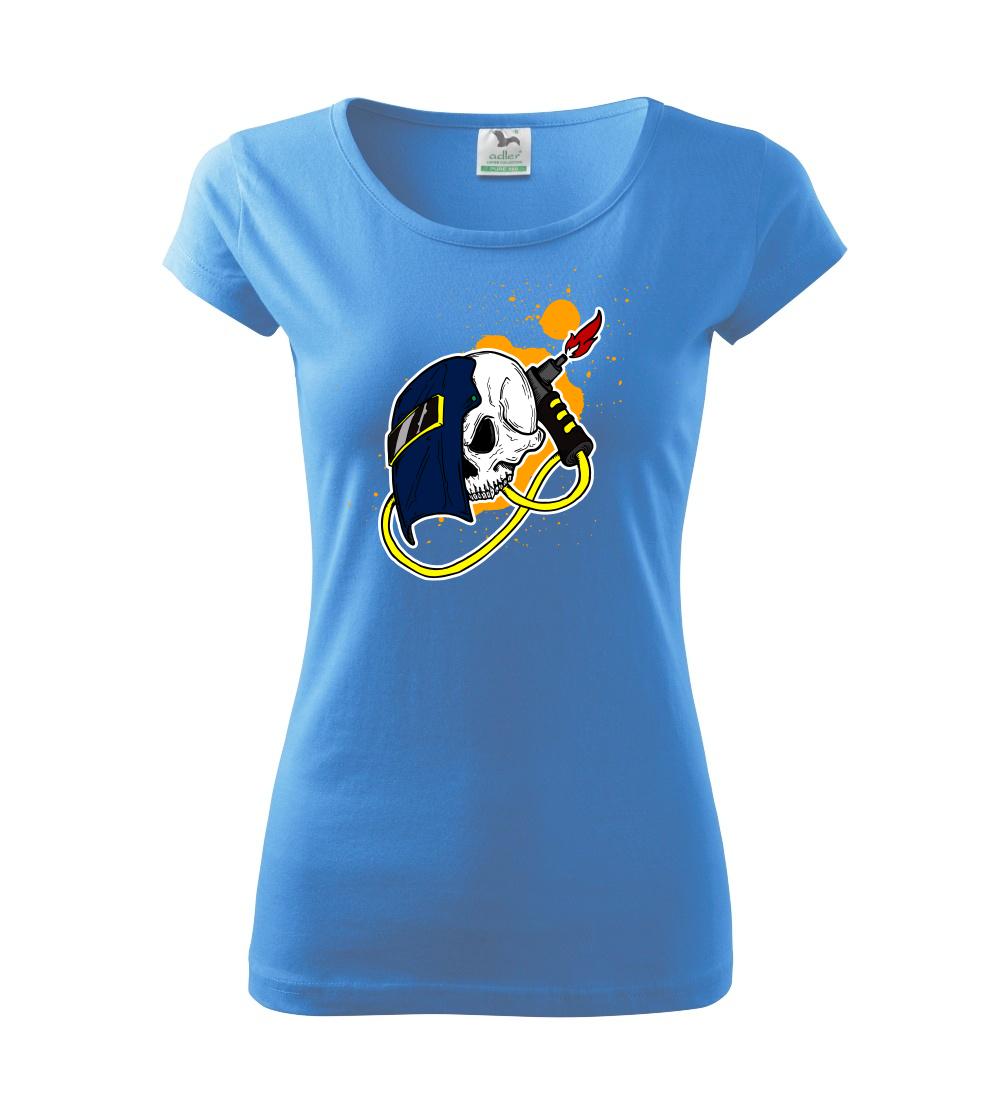 Zvárač - kreslená lebka