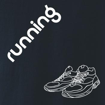 Running nápis šikmo Running nápis šikmo