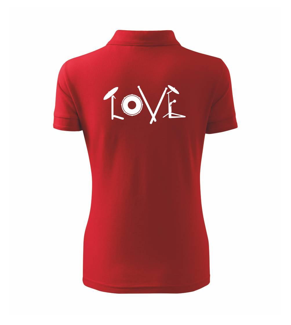 Love bubeník nápis