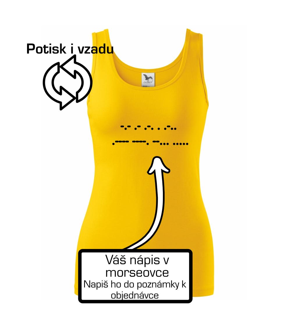 Morzeovka - váš nápis Morzeovka - váš nápis