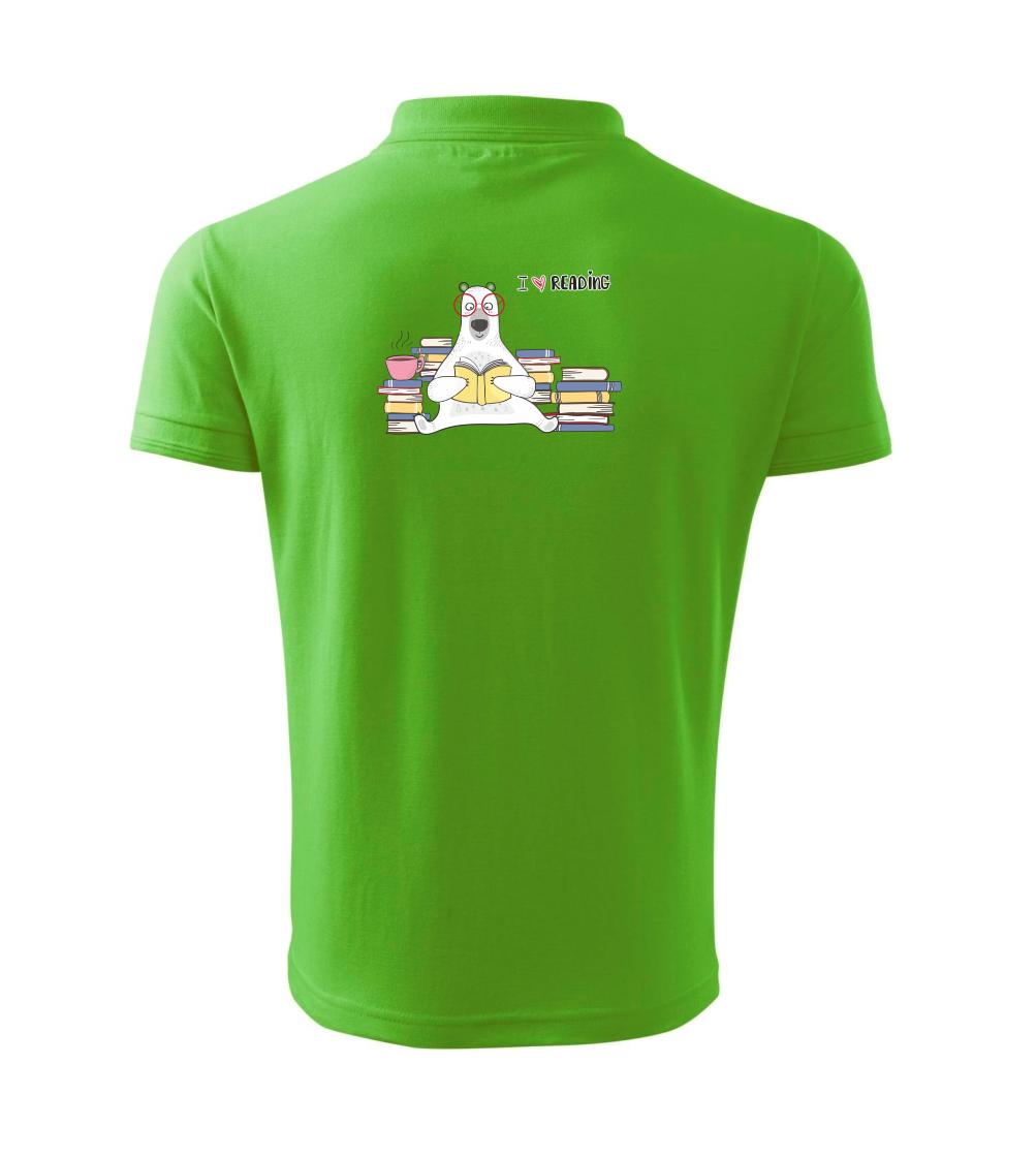 I love reading medveď I love reading medveď