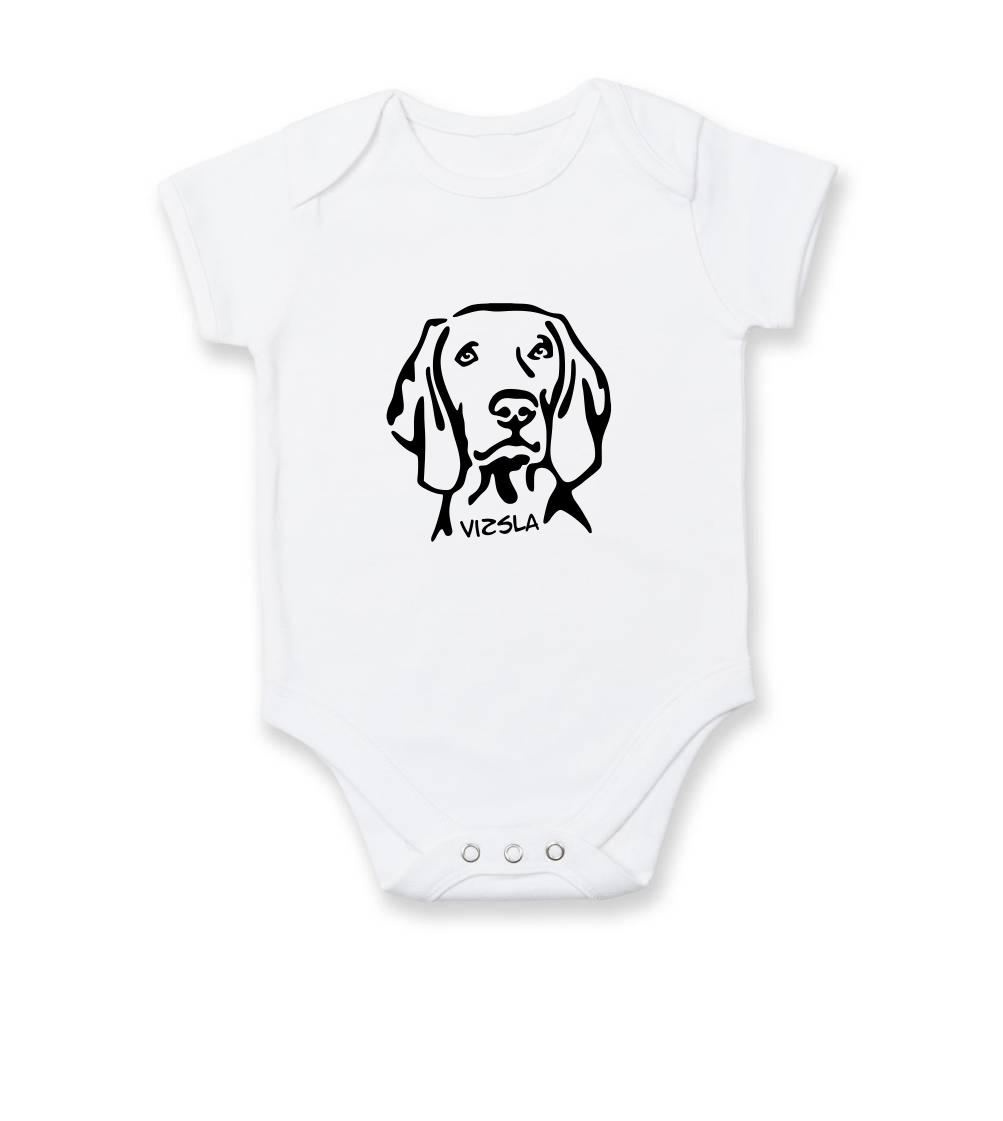 Ostatné psie plemená - Vizsla Hlava - Body dojčenské s krátkym rukávom