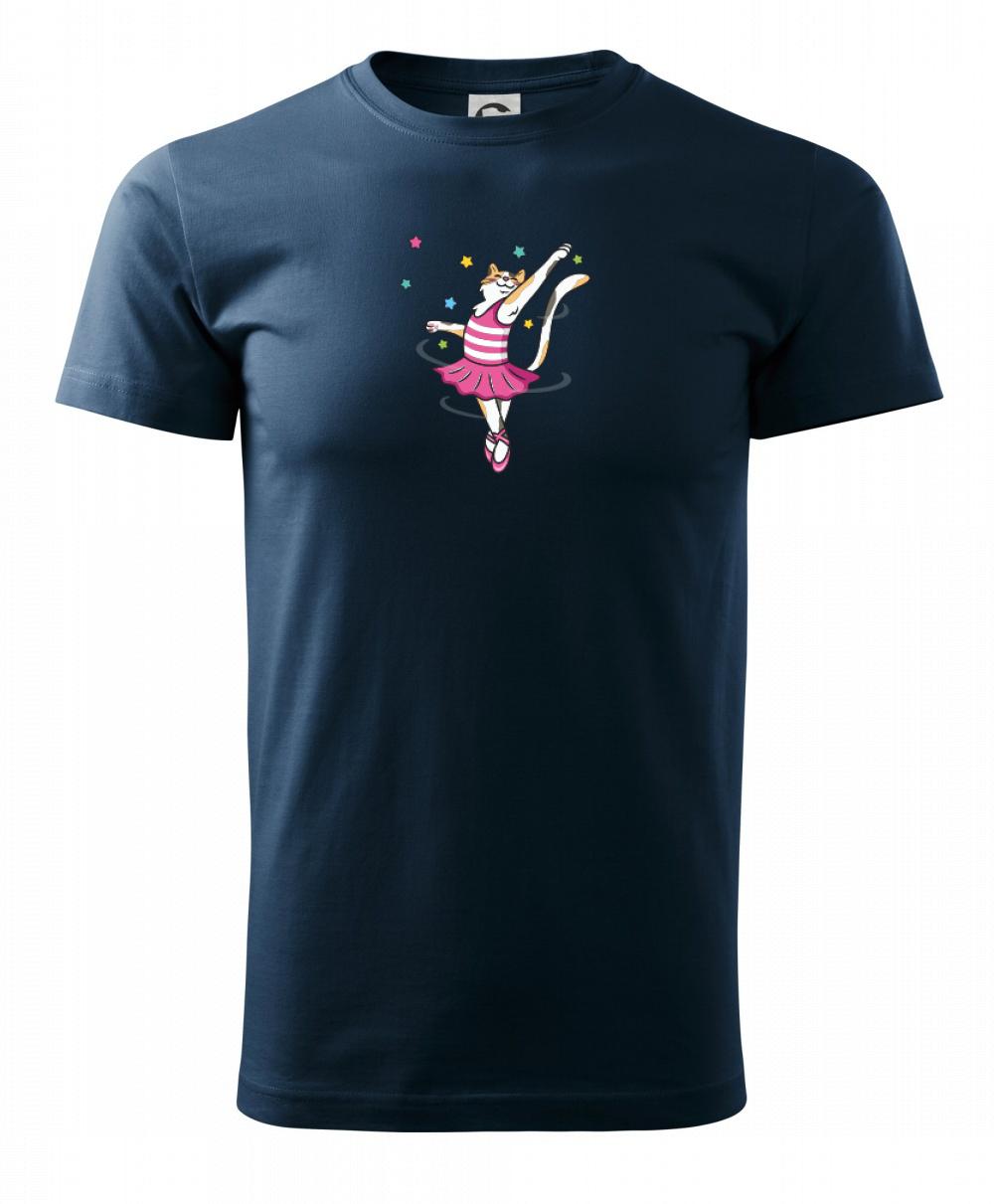 Ostatné športy - Mačka baletka - Tričko extra veľké  (5-8XL)