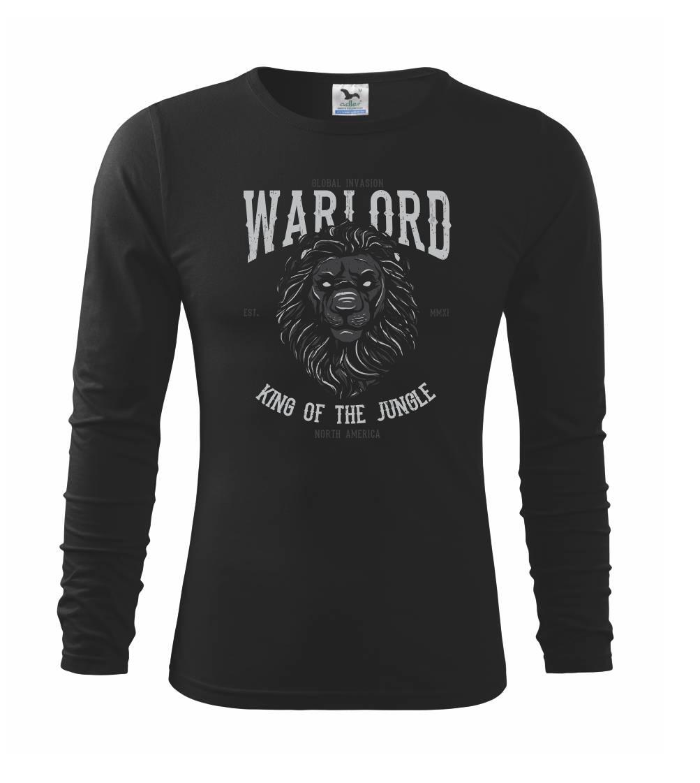Tričká so zvieratami - Lion warlord - Tričko detské Long Sleeve