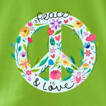 Peace and love symbol