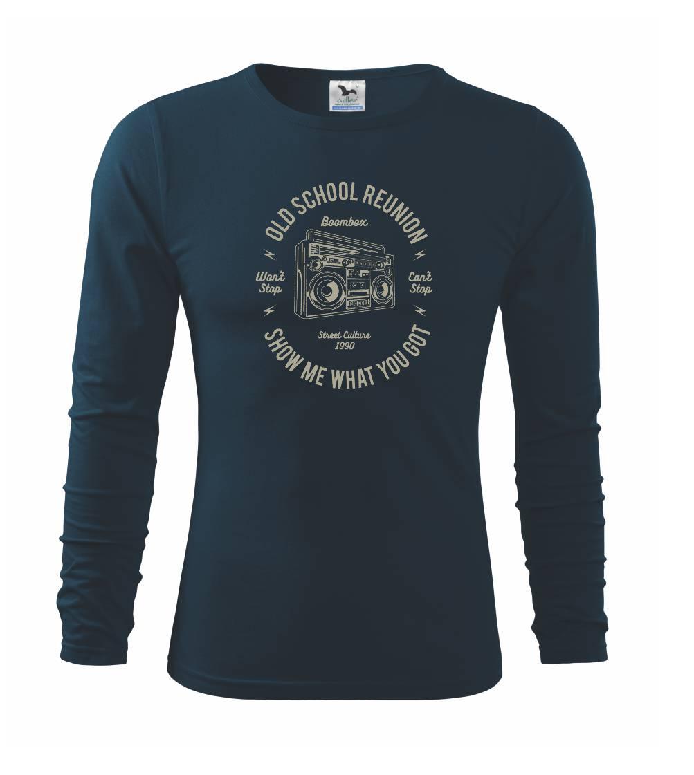 Hudobné tričká - Boombox - Tričko s dlhým rukávom FIT-T long sleeve