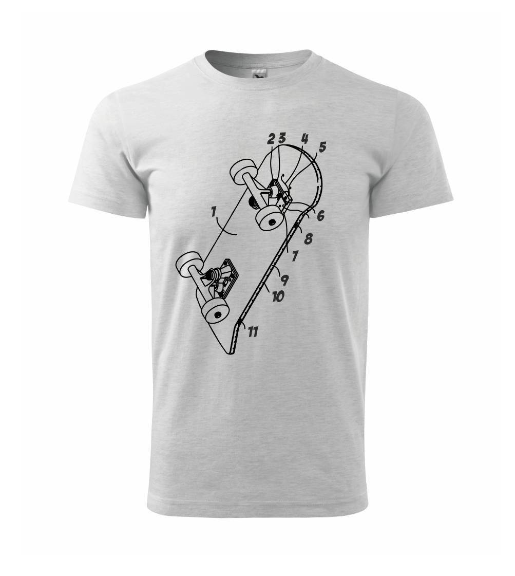 Skateboard nákres dosky Skateboard nákres dosky