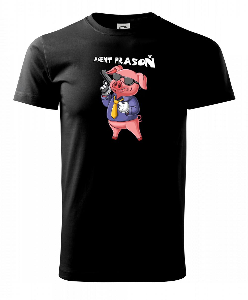 Grafické tričká - Agent prasoň - Tričko extra veľké  (5-8XL)
