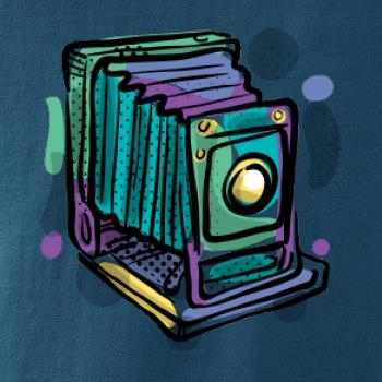 Foťák farebný starý - jedna šošovka Foťák farebný starý - jedna šošovka