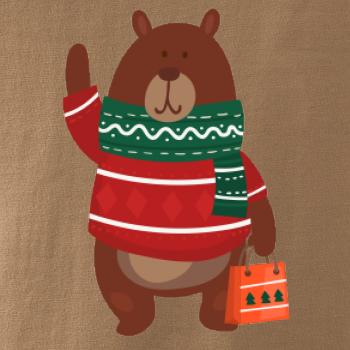 Medveď s darčekom Medveď s darčekom