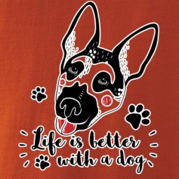 German shepherd - life is a better with dog