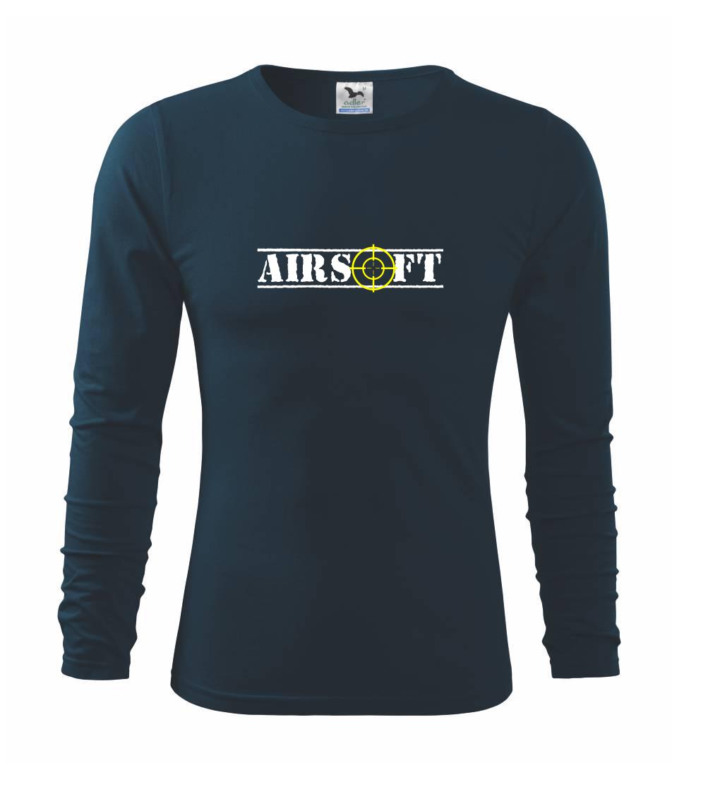 Airsoft a Paintball - Airsoft nápis - Tričko s dlhým rukávom FIT-T long sleeve