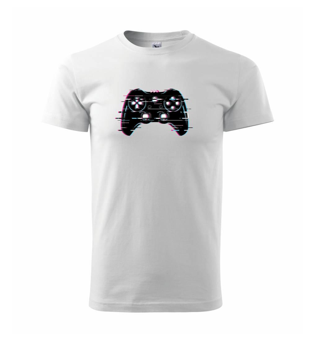 Tričká pre ajťákov - Ovládač gamer - Tričko extra veľké  (5-8XL)
