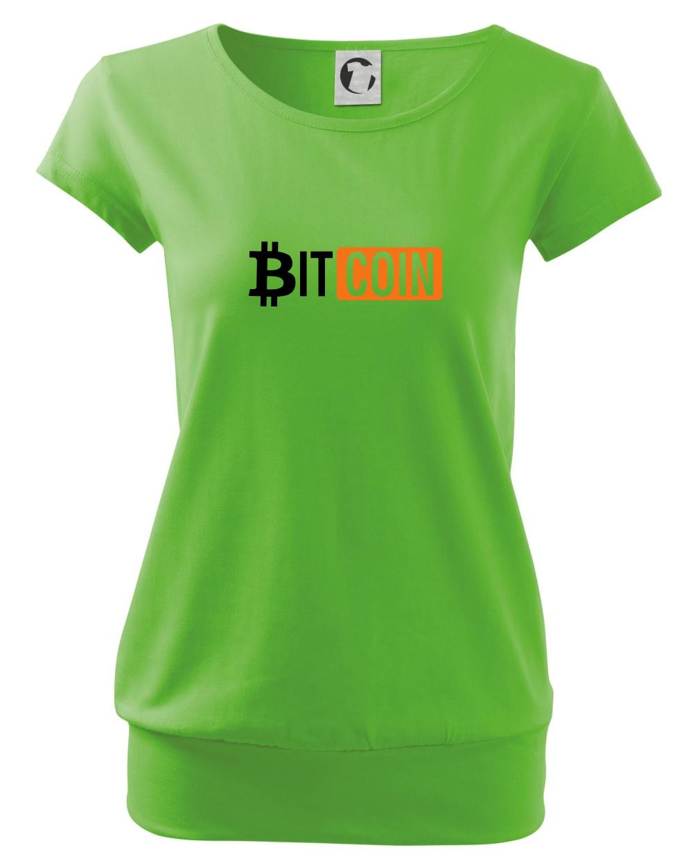 Bitcoin nápis Bitcoin nápis