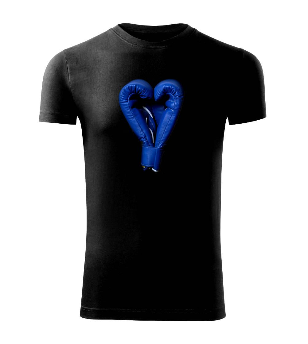Tričká na box - Boxerske rukavice modré - Viper FIT - Pánske zúžené tričko