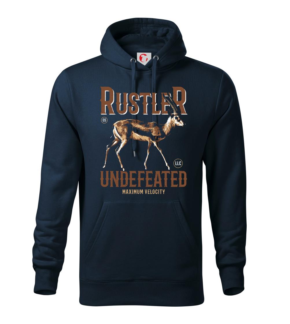 Tričká so zvieratami - Gazelle rustler - Mikina pánska Cape s kapucňou
